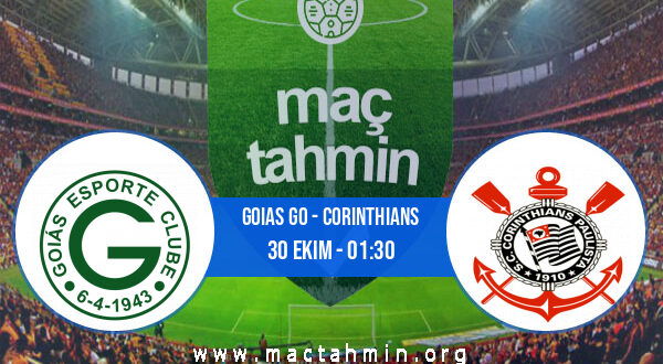 Goias GO - Corinthians İddaa Analizi ve Tahmini 30 Ekim 2022