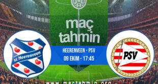 Heerenveen - PSV İddaa Analizi ve Tahmini 09 Ekim 2022