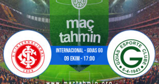 Internacional - Goias GO İddaa Analizi ve Tahmini 09 Ekim 2022