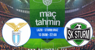 Lazio - Sturm Graz İddaa Analizi ve Tahmini 13 Ekim 2022