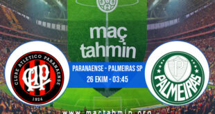Paranaense - Palmeiras SP İddaa Analizi ve Tahmini 26 Ekim 2022