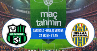 Sassuolo - Hellas Verona İddaa Analizi ve Tahmini 24 Ekim 2022