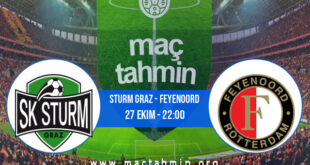 Sturm Graz - Feyenoord İddaa Analizi ve Tahmini 27 Ekim 2022