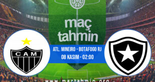Atl. Mineiro - Botafogo RJ İddaa Analizi ve Tahmini 08 Kasım 2022