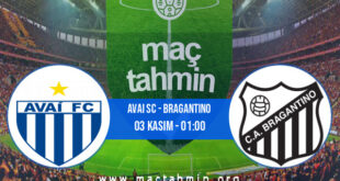 Avai SC - Bragantino İddaa Analizi ve Tahmini 03 Kasım 2022