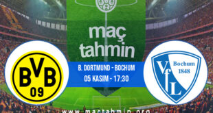 B. Dortmund - Bochum İddaa Analizi ve Tahmini 05 Kasım 2022