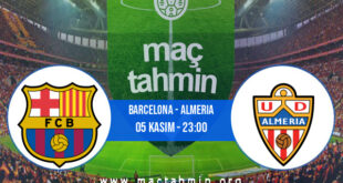 Barcelona - Almeria İddaa Analizi ve Tahmini 05 Kasım 2022