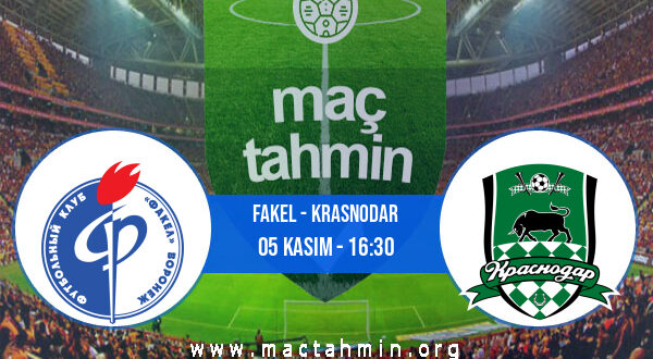 Fakel - Krasnodar İddaa Analizi ve Tahmini 05 Kasım 2022