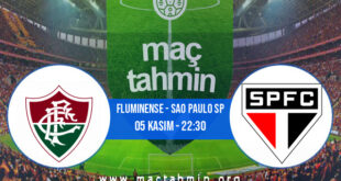 Fluminense - Sao Paulo SP İddaa Analizi ve Tahmini 05 Kasım 2022