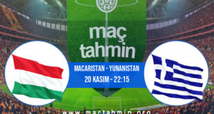 Macaristan - Yunanistan İddaa Analizi ve Tahmini 20 Kasım 2022