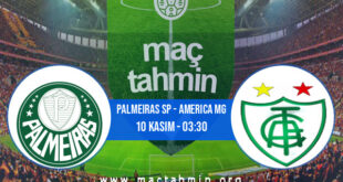 Palmeiras SP - America MG İddaa Analizi ve Tahmini 10 Kasım 2022