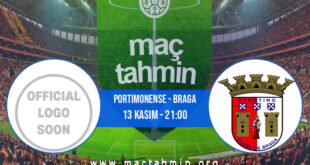Portimonense - Braga İddaa Analizi ve Tahmini 13 Kasım 2022