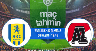 Waalwijk - AZ Alkmaar İddaa Analizi ve Tahmini 06 Kasım 2022