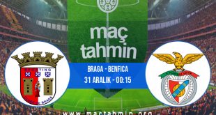Braga - Benfica İddaa Analizi ve Tahmini 31 Aralık 2022
