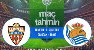 Almeria - R. Sociedad İddaa Analizi ve Tahmini 08 Ocak 2023
