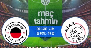 Excelsior - Ajax İddaa Analizi ve Tahmini 29 Ocak 2023