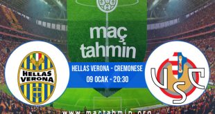 Hellas Verona - Cremonese İddaa Analizi ve Tahmini 09 Ocak 2023