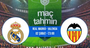 Real Madrid - Valencia İddaa Analizi ve Tahmini 02 Şubat 2023