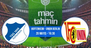 Hoffenheim - Union Berlin İddaa Analizi ve Tahmini 20 Mayıs 2023