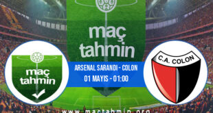 Arsenal Sarandi - Colon İddaa Analizi ve Tahmini 01 Mayıs 2022