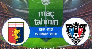 Genoa - Inter İddaa Analizi ve Tahmini 25 Temmuz 2020