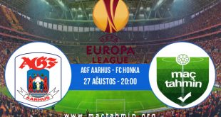 AGF Aarhus - FC Honka İddaa Analizi ve Tahmini 27 Ağustos 2020