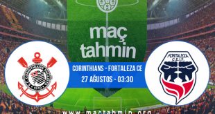 Corinthians - Fortaleza CE İddaa Analizi ve Tahmini 27 Ağustos 2020