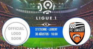 St Etienne - Lorient İddaa Analizi ve Tahmini 30 Ağustos 2020