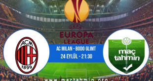 AC Milan - Bodo Glimt İddaa Analizi ve Tahmini 24 Eylül 2020