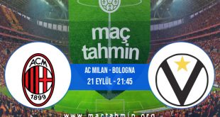 AC Milan - Bologna İddaa Analizi ve Tahmini 21 Eylül 2020