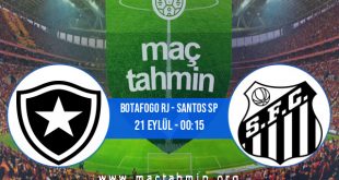 Botafogo RJ - Santos SP İddaa Analizi ve Tahmini 21 Eylül 2020