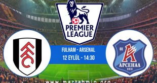 Fulham - Arsenal İddaa Analizi ve Tahmini 12 Eylül 2020