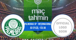 Palmeiras SP - Internacional İddaa Analizi ve Tahmini 03 Eylül 2020