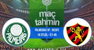 Palmeiras SP - Recife İddaa Analizi ve Tahmini 14 Eylül 2020