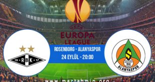Rosenborg - Alanyaspor İddaa Analizi ve Tahmini 24 Eylül 2020