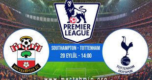 Southampton - Tottenham İddaa Analizi ve Tahmini 20 Eylül 2020