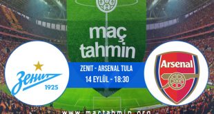 Zenit - Arsenal Tula İddaa Analizi ve Tahmini 14 Eylül 2020
