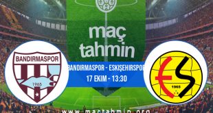 Bandırmaspor - Eskişehirspor İddaa Analizi ve Tahmini 17 Ekim 2020