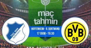 Hoffenheim - B. Dortmund İddaa Analizi ve Tahmini 17 Ekim 2020