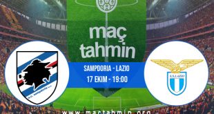 Sampdoria - Lazio İddaa Analizi ve Tahmini 17 Ekim 2020