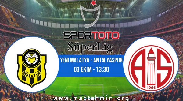 Yeni Malatya - Antalyaspor İddaa Analizi ve Tahmini 03 Ekim 2020