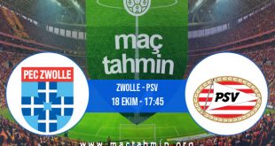 Zwolle - PSV İddaa Analizi ve Tahmini 18 Ekim 2020