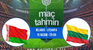 Belarus - Litvanya İddaa Analizi ve Tahmini 15 Kasım 2020