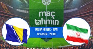 Bosna Hersek - İran İddaa Analizi ve Tahmini 12 Kasım 2020