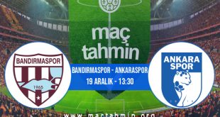 Bandırmaspor - Ankaraspor İddaa Analizi ve Tahmini 19 Aralık 2020