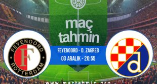 Feyenoord - D. Zagreb İddaa Analizi ve Tahmini 03 Aralık 2020