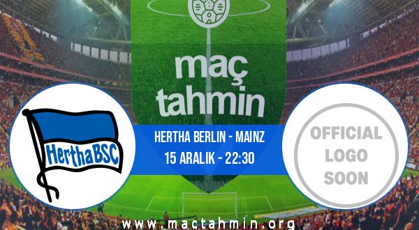 Hertha Berlin - Mainz İddaa Analizi ve Tahmini 15 Aralık 2020