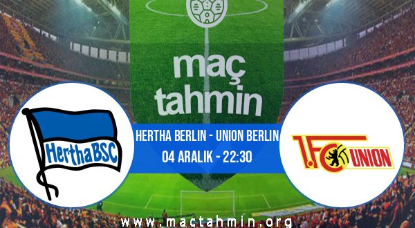 Hertha Berlin - Union Berlin İddaa Analizi ve Tahmini 04 Aralık 2020