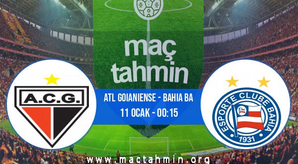 Atl Goianiense - Bahia BA İddaa Analizi ve Tahmini 11 Ocak 2021