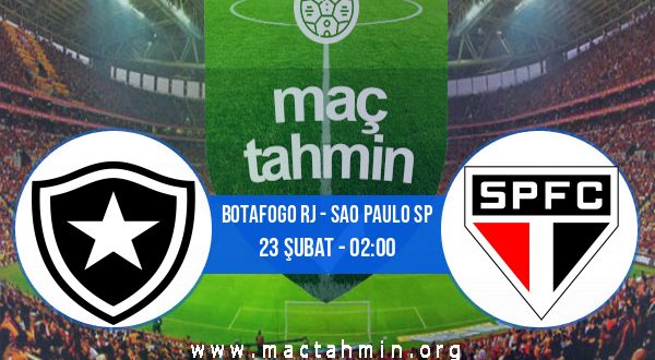Botafogo RJ - Sao Paulo SP İddaa Analizi ve Tahmini 23 Şubat 2021